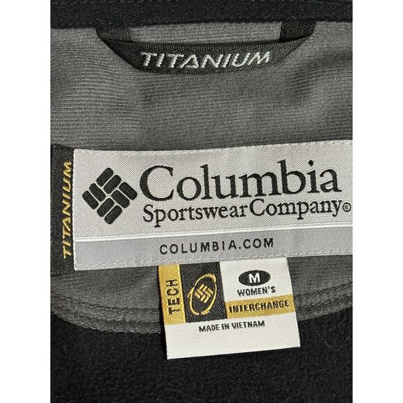 Columbia Ladies Titanium Tech Light Purple Medium Jacket Softshell Waterproof - Picture 9 of 10